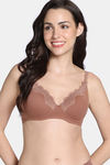 Zivame Padded Non Wired Medium Coverage T-Shirt Bra - Argan Oil — thumbnail 2